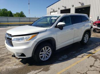  Salvage Toyota Highlander