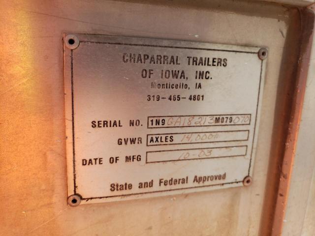 Chaparral Trailer Image 9