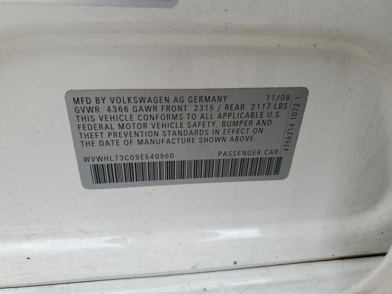 Volkswagen CC Luxury Image 6