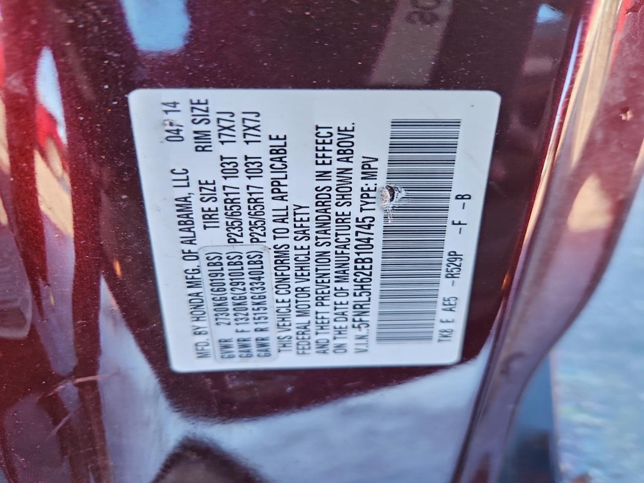 Honda Odyssey Exl Image 10