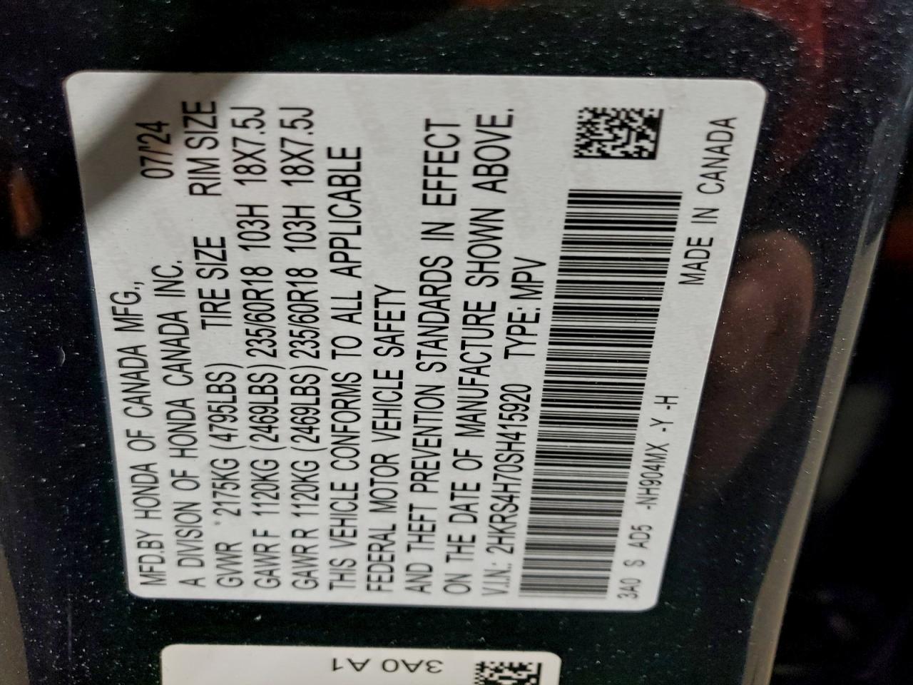 Honda Crv Exl Image 11