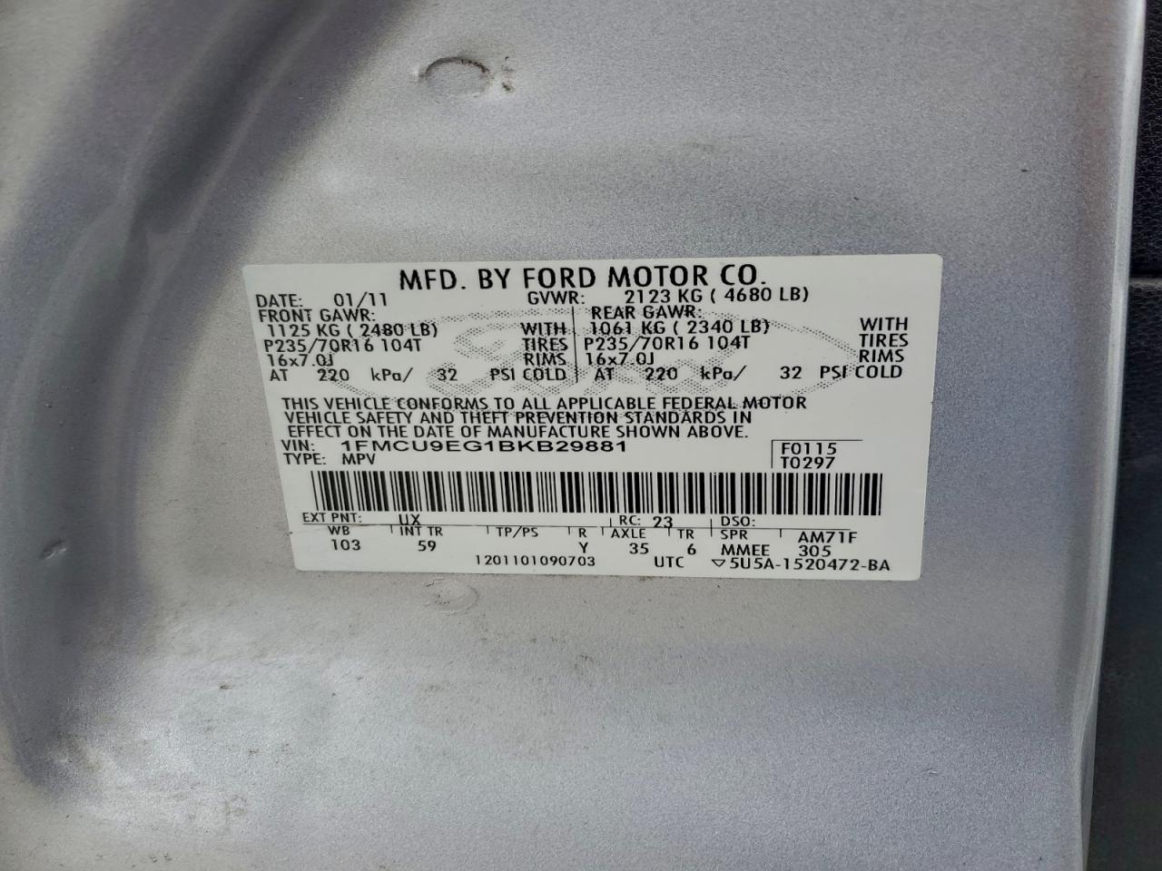 Ford Escape Limited Image 11