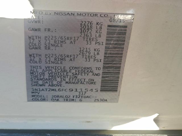 Nissan Rogue S Image 7