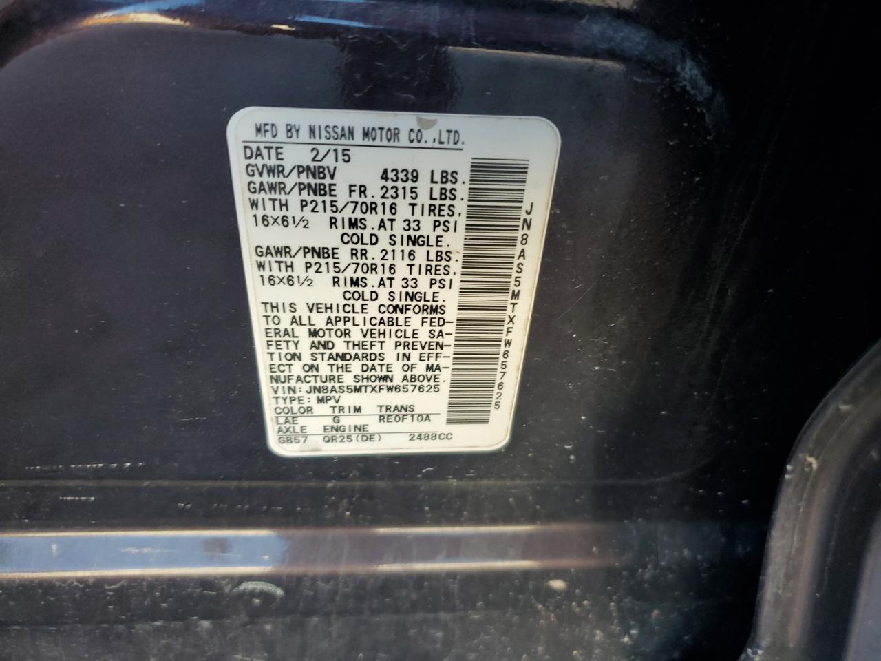 Nissan Rogue S Image 10