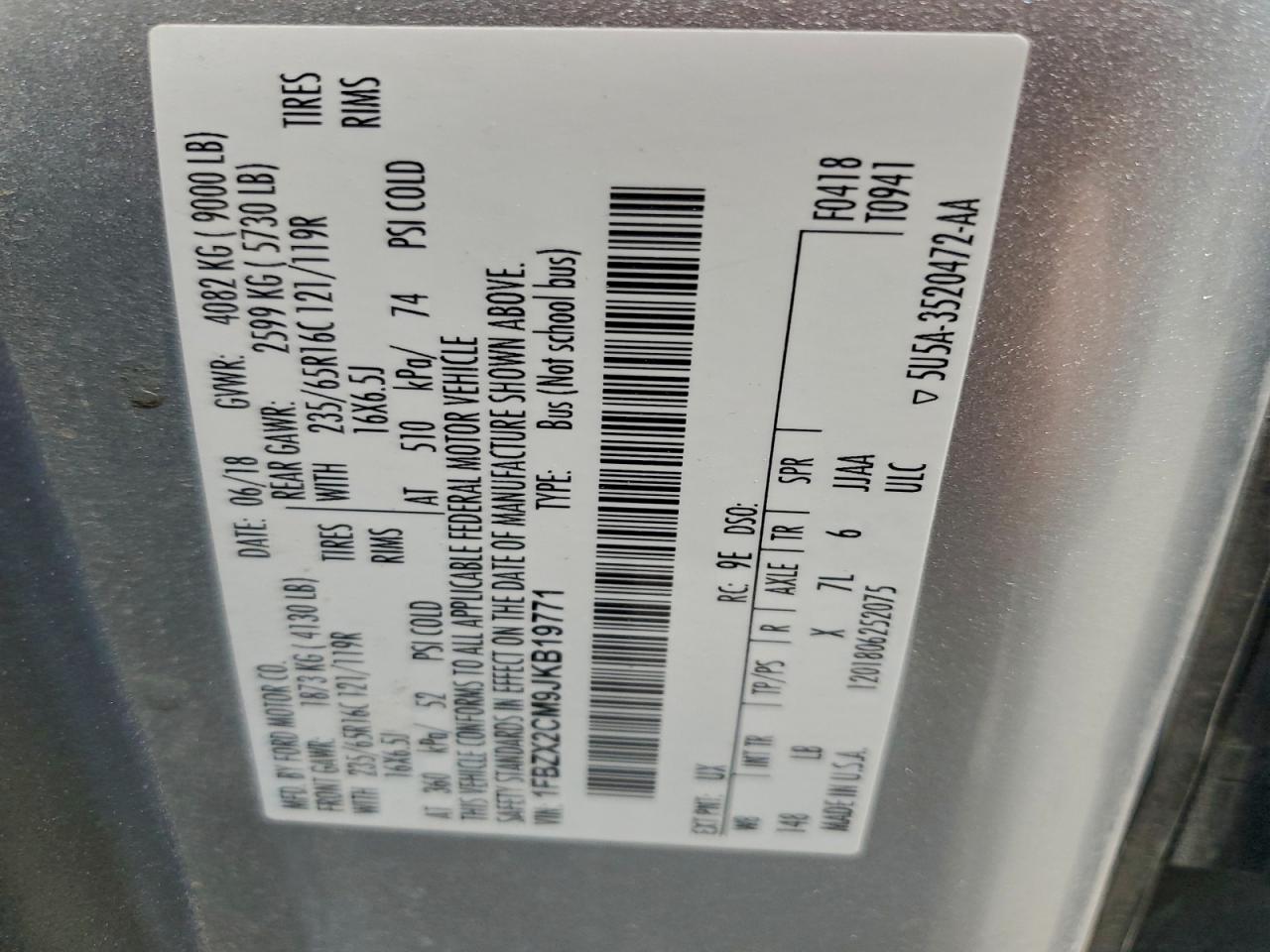 Ford Transit T-350 Image 8