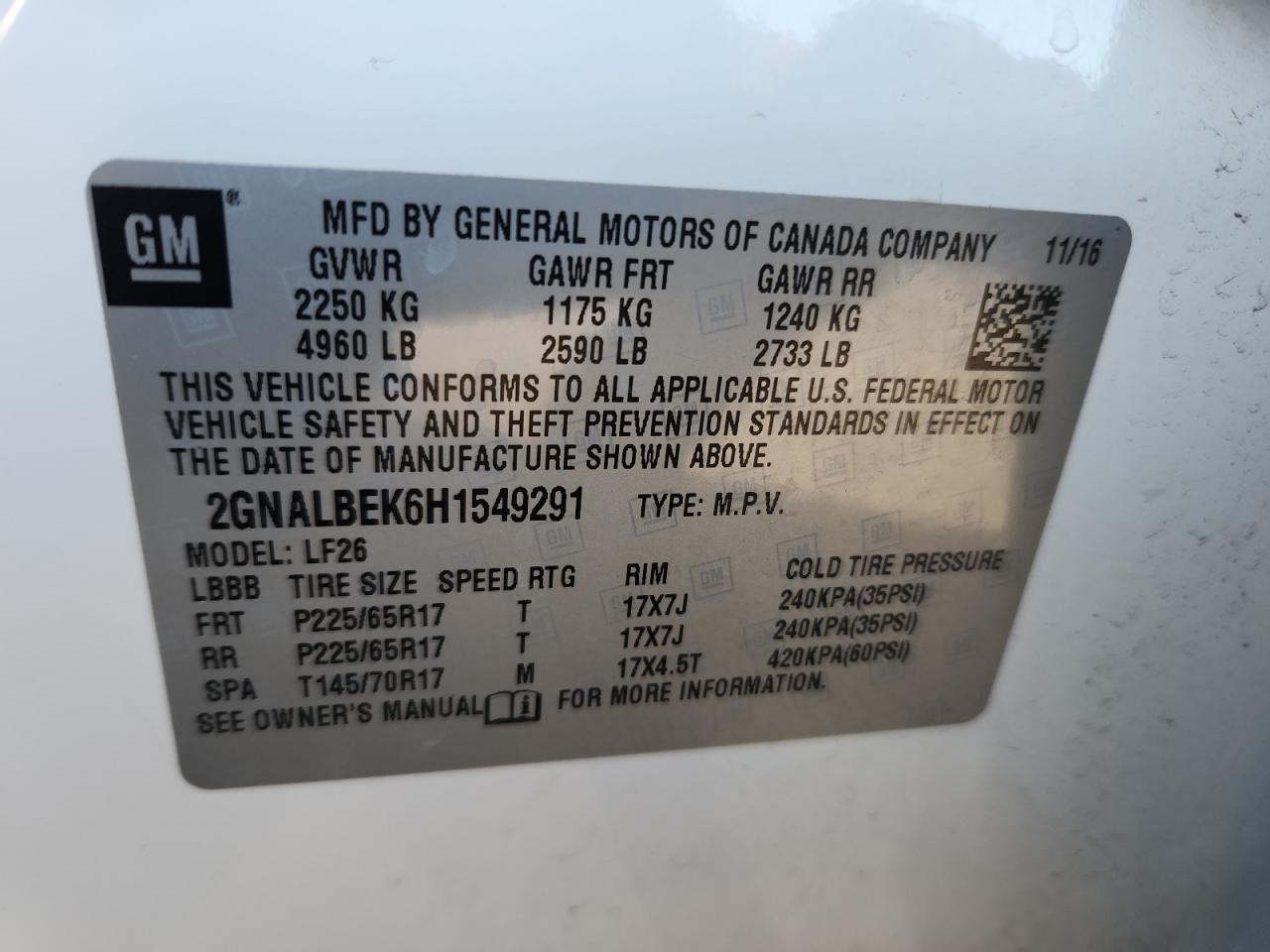 Chevrolet Equinox Ls Image 10