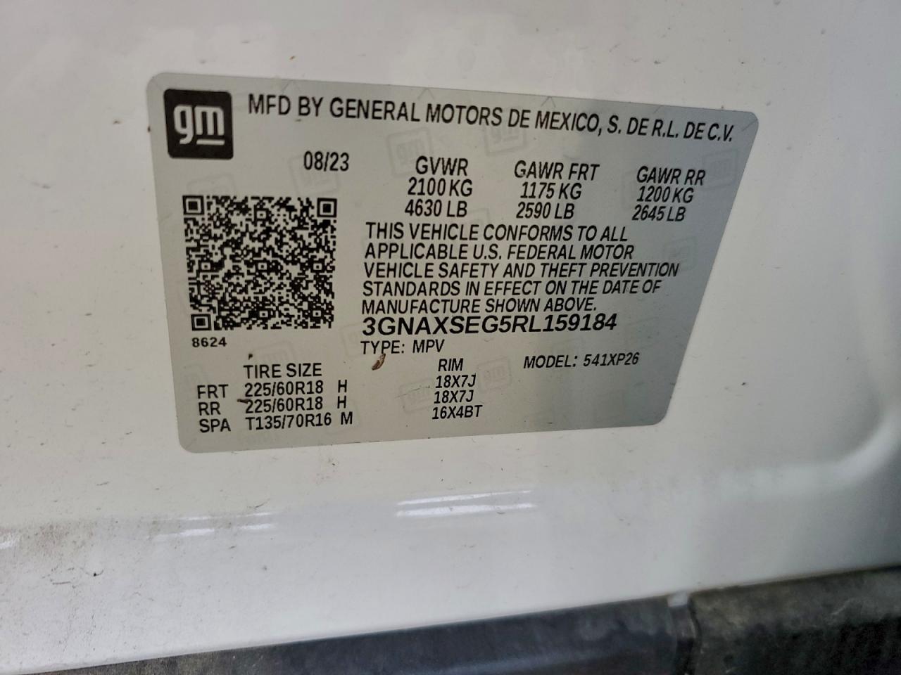 Chevrolet Equinox Ls Image 2