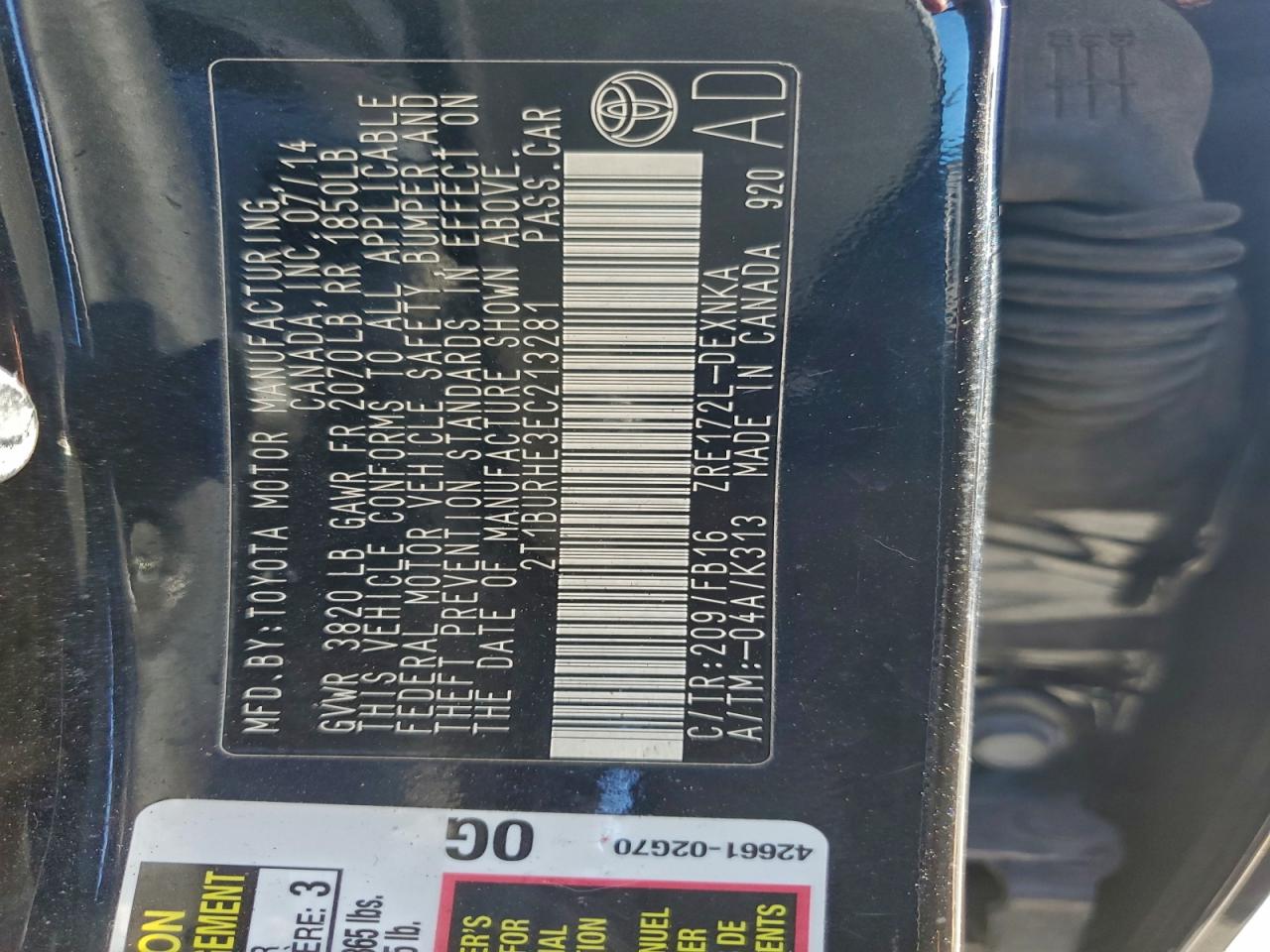 Toyota Corolla L Image 13