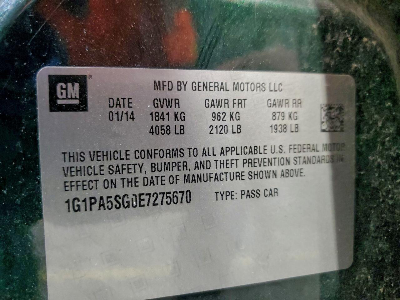 Chevrolet Cruze Ls Image 9