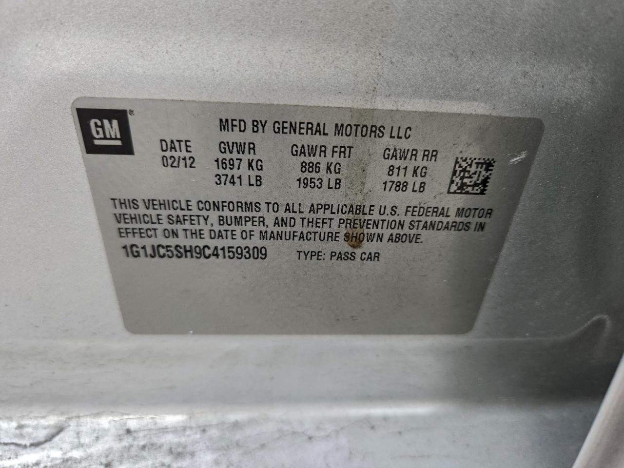 Chevrolet Sonic Lt Image 9