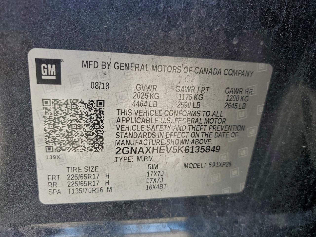 Chevrolet Equinox Ls Image 13