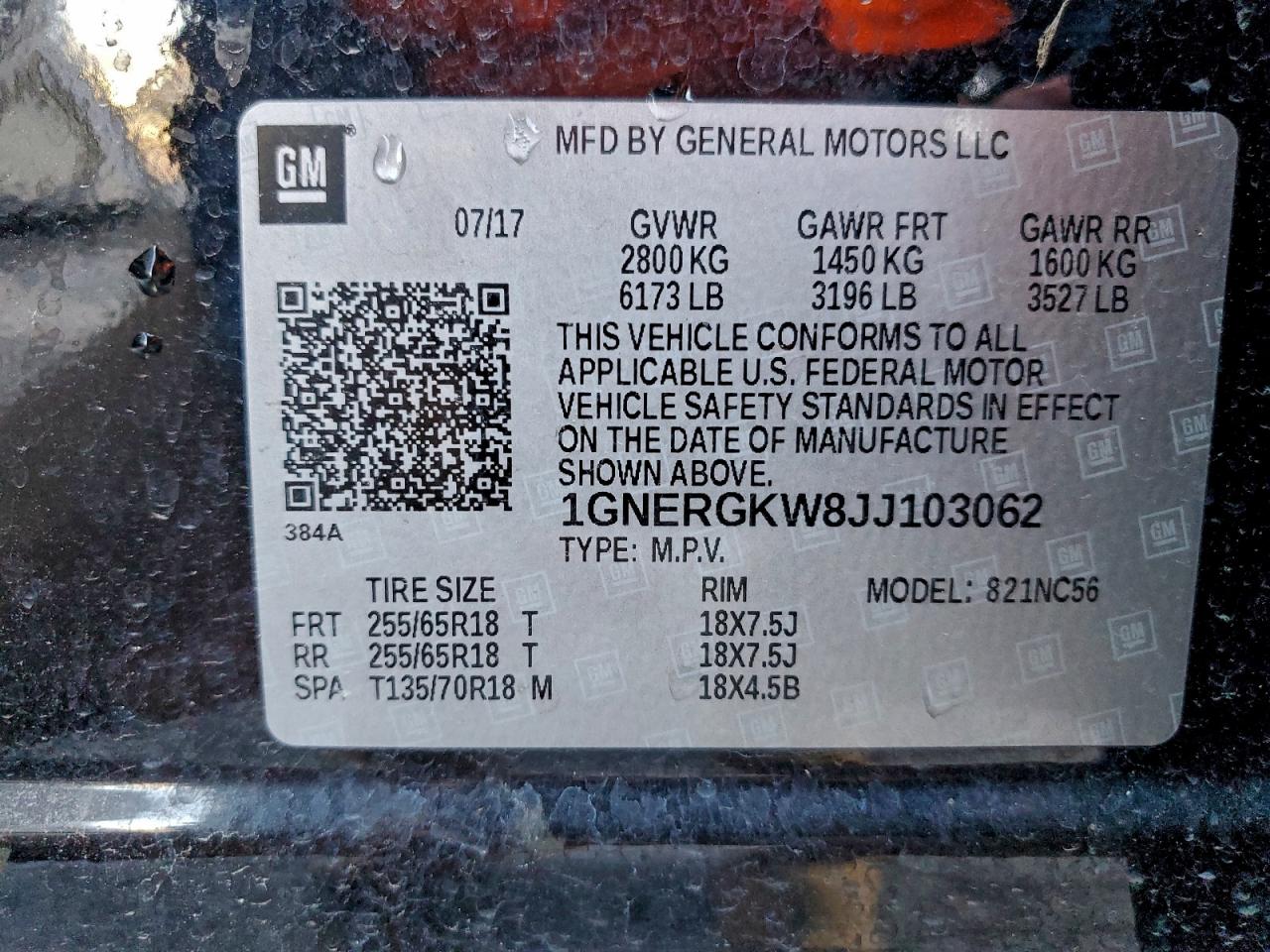 Chevrolet Traverse Lt Image 9