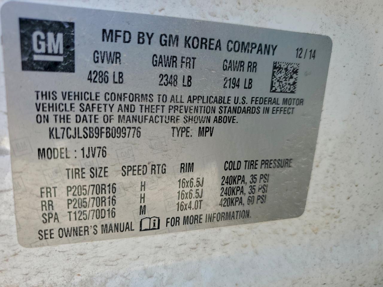 Chevrolet Trax 1lt Image 11