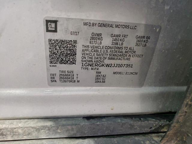 Chevrolet Traverse Lt Image 13