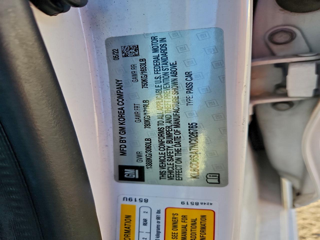 Chevrolet Spark 1lt Image 13